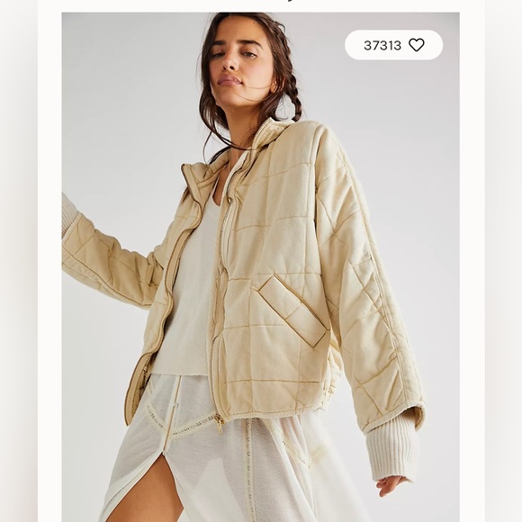 Free People New✨ Quilted bomber jacket - Picture 5 of 13